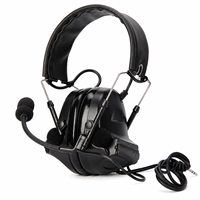 Casque de protection auditive électronique, volume à 6 niveaux, double réduction du bruit, prise de 7,0 mm pour le tir sportif et la chasse