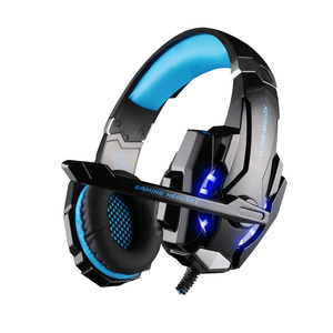 Casque de jeu supra-auriculaire avec microphone à réduction de bruit pour <span class=keywords><strong>PS4</strong></span>/PS5 PC Gaming Casques de jeu filaires Esports avec éclairage LED - Product Image 4