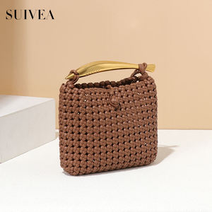 กระเป๋าถือผู้หญิงแบบถือด้วยมือดีไซน์เฉพาะแฟชั่นและอเนกประสงค์กระเป๋าถักสะพายไหล่เดียวทันสมัย - Product Image 3