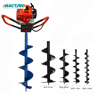 Tarière thermique professionnelle robuste 52cc 63cc pour trous de poteaux - Product Image 1