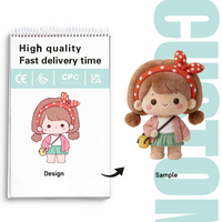 Poupée personnalisée, peluche personnalisable, cadeau pour enfants, jouet en peluche doux avec fourrure