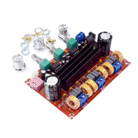 Placa Amplificadora de Potencia Digital de 2.1 Canales XH-M139, Voltaje Amplio de 12V-24V, TPA3116D2 2*50W+100W XH-M139 2.1