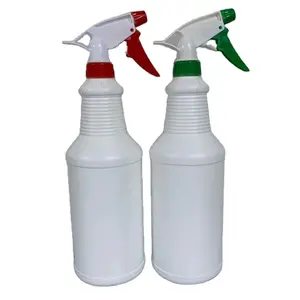 16oz 32oz 500ml 600ml 650ml 1000ml HDPE yıkama araba kimyasal temizlik deterjanı şişe plastik fısfıs püskürtücü şişe