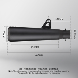 Échappement universel 51mm pour R6 R15 Z400 S1000RR ZX4R Pcx <span class=keywords><strong>125</strong></span> CMX300 500 rebelle 1100 silencieux de tuyau d'échappement de <span class=keywords><strong>moto</strong></span> C19 - Product Image 5
