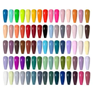 Suppliers Private Label Soak Off New Pastel Light Color Macaron Professional Nail Gel Polish For Spring Nail Art