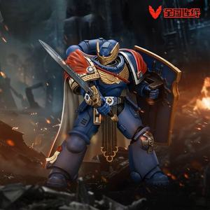 40k 1/18 อัลตร้ามารีน วิคทริกซ์ ฮอร์เนอร์ การ์ด พร้อมโล่พายุและดาบพลัง ของเล่นสะสม - Product Image 3