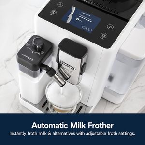 <span class=keywords><strong>เครื่อง</strong></span>ชง<span class=keywords><strong>กาแฟ</strong></span>เอสเพรสโซ่ DL-1 ระบบอัตโนมัติเต็มรูปแบบ พร้อมระบบเปลี่ยน<span class=keywords><strong>เมล็ด</strong></span><span class=keywords><strong>กาแฟ</strong></span>ในตัว แรงดัน 19 บาร์ พร้อมเครื่อง<span class=keywords><strong>บด</strong></span><span class=keywords><strong>กาแฟ</strong></span>แบบ Burr Grinder และเครื่องทำฟองนมร้อน LatteCrema สำหรับใช้ในบ้าน - Product Image 2