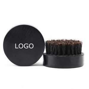 Brosse de nettoyage en poils de sanglier noirs avec logo personnalisé - Product Image 1