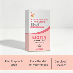 Bandelettes buccales de biotine de qualité industrielle : Améliore l'élasticité de la peau et favorise la croissance rapide des cheveux – Compléments buccaux à dissolution rapide pour le soutien beauté - Product Image 2