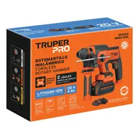 Marteau perforateur/visseuse rotatif professionnel MASTER 4 SDS Plus 20V 2 J 1 4Ah Batterie 60Hz Prise européenne pour le perçage