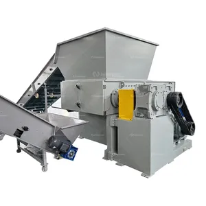 High efficiency single screw industrial plastic block material shredder machine with good price