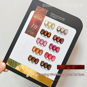 10 Colors Jelly High Density Cat AILANUO New Design Eye Gel Polish Collection <b>Set</b> UV Gel Private Label <b>Nail</b> Polish china - Product Image 4