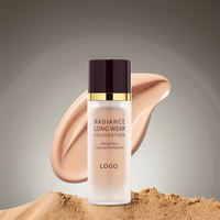 Fond de teint liquide blanchissant de marque privée de haute qualité crème solaire correcteur végétalien imperméable pour les tons de peau foncés maquillage