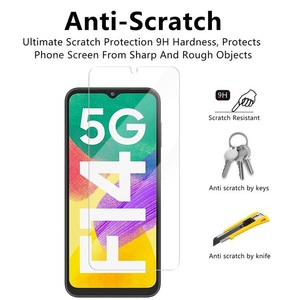 Protecteur d'écran transparent 9H 2.5D pour Samsung <span class=keywords><strong>Galaxy</strong></span> F14 F13 F12 <span class=keywords><strong>F22</strong></span> F41 F62 F52 F42 5G Film de protection en verre trempé 9H - Product Image 3