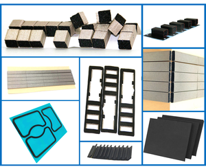 Dẫn điện vải trên bọt EMI che chắn và hấp thụ vật liệu cho miếng đệm bọt EMF - Product Image 2