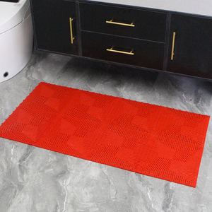 Vendite calde per interni tappetini per spogliatoio da <span class=keywords><strong>bagno</strong></span> in PVC <span class=keywords><strong>antiscivolo</strong></span> griglia in vinile piscine ad incastro tappetino per piastrelle di giunzione per Sauna - Product Image 3