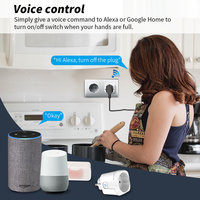 Enchufe Inteligente WiFi 16A/20A Enchufe Europeo Cozylife Control Remoto Temporizador Monitor de Energía Compatible con Voz Alice Google Home Alexa
