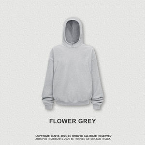 Sudadera con Capucha y Botones, Unisex, Corte Holgado, Invierno, Personalizable, Venta al por Mayor, ODM, 100% Algodón Estampado - Product Image 3