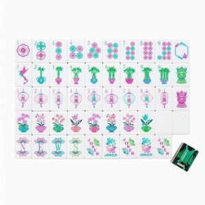 Jeu de Mahjong américain empilable 013 avec design de rangement peu encombrant, finition brillante, jeu de Mahjong américain avec <span class=keywords><strong>Joker</strong></span> - Product Image 3