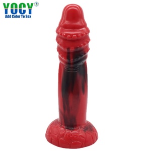 FAAK Dildo Gigante de Silicona Líquida con Imitación de Animal, Plug Anal Granulado, Productos Sexuales para Adultos, Palo de Masturbación Femenina - Product Image 2