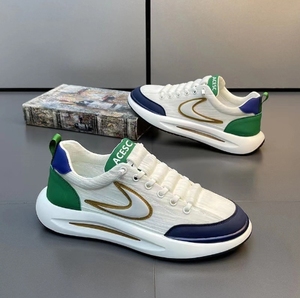 Tendencia de moda de suela gruesa de corte bajo para hombres y niñas, Maratón de corta distancia, deportes, <span class=keywords><strong>baloncesto</strong></span>, pareja, zapatos blancos - Product Image 3