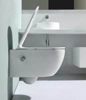 Ensemble complet de toilettes flottantes murales, Style salle de bain, WC, offre spéciale