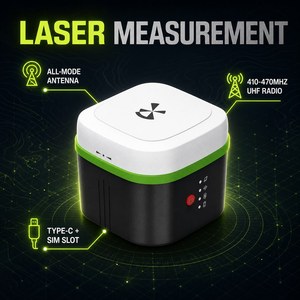 Alpha ALPHA 30, Receptor GNSS RTK Portátil, 1408 Canales, Precisión de 8 mm, IMU, Medición Láser de Inclinación de 60°, 7 Constelaciones, para Terrenos - Product Image 4