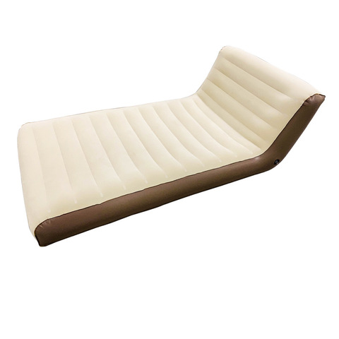 Hot Sale Best Selling Single Backrest Lazy Inflatable Sofa Bed Leisure Folding Recliner Inflatable Air Bed With Backrest