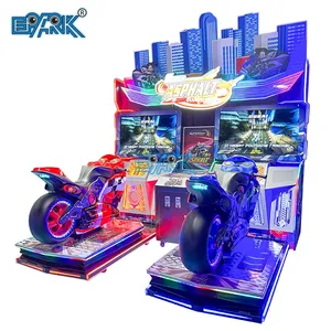 Simulator balap sepeda motor, 4D sepeda motor sepeda balap, mesin game yang dioperasikan dengan koin
