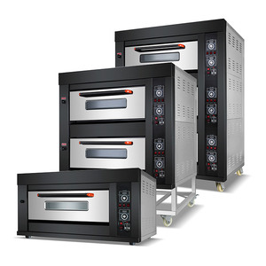 <span class=keywords><strong>Four</strong></span> commercial de pizza de gaz de plateaux de la plate-forme quatre de <span class=keywords><strong>double</strong></span> d'équipement de boulangerie pour le restaurant - Product Image 5