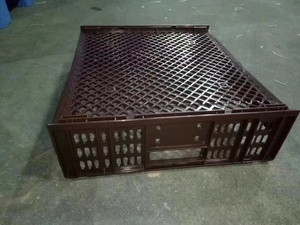 Có thể gập lại cấp thực phẩm Thùng nhựa lưới bánh mì giá lưu trữ hộp <span class=keywords><strong>Stackable</strong></span> nướng thực phẩm Thùng bánh mì giá nướng thực phẩm lưu trữ giá - Product Image 6