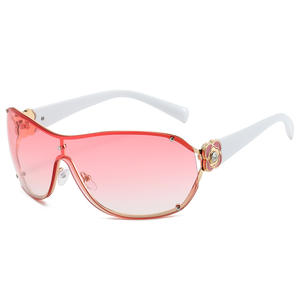 <span class=keywords><strong>2026</strong></span>年最新ファッション クラシック オーバーサイズ スクエア サングラス レディース UV400 高級サングラス メンズ カスタムロゴ 卸売 サングラス - Product Image 4