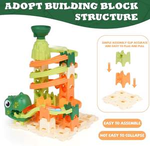 Çocuk mermer <span class=keywords><strong>Run</strong></span> yapı taşları <span class=keywords><strong>Dino</strong></span> oyuncak Montessori öğrenme kök tuğla labirent bulmaca seti yarış pisti mermerler labirent oyunu oyuncak seti - Product Image 5