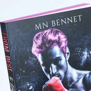 Customized A4/A5 Softcover Book Printing Service with <b>Pink</b> Gold Foil & <b>Sprayed</b> Colorful Edges Perfect Binding Soft Cover - Product Image 4