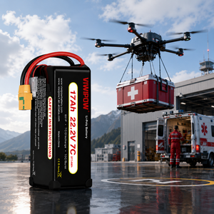 Baterai LiPo 17Ah 6S Kapasitas Besar Kelas Industri 22.2V 7C untuk Sel Daya Isi Ulang Baterai LiPo Drone Logistik Pengiriman - Product Image 3