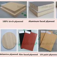 Contrachapado de Madera de Tilo Impermeable de 2.5mm-50mm, Recubierto con Película, Grado E0, para Interiores de Ferrocarriles, con Certificación EN45545