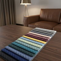 Nouveau design, tissu d'ameublement en velours Mosha tricoté 3D gaufré, résistant aux taches et imperméable, pour canapés et chaises.