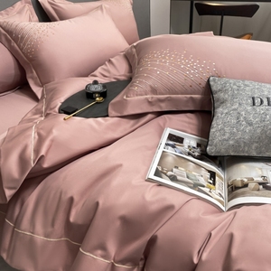 Parures de Housse de Couette en Coton à Broderie Personnalisée Avec Taie(s) d'Oreiller Pour Hôtel et Maison - Product Image 3