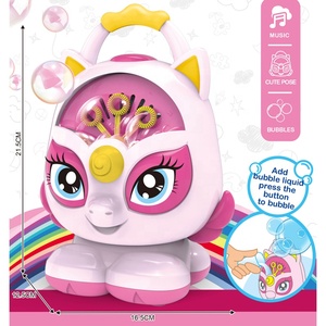 2022 <b>Kids</b> Summer Electric Music Cartoon Dog Large <b>Bubble</b> Machine Animal Automatic <b>Bubble</b> Blowing Outdoor Toy - Product Image 5