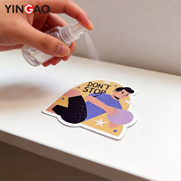 Autocollants personnalisés pour le fitness, autocollants avec logo, autocollants découpés, autocollants en vinyle imperméables, haute brillance pour les emballages de bouteilles d'eau, entreprise