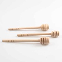 Bâton en nid d'abeille en bois mélange de miel agitateur bâtonnets de louche cuillère en bois pot de miel pour la fête à la maison mariage