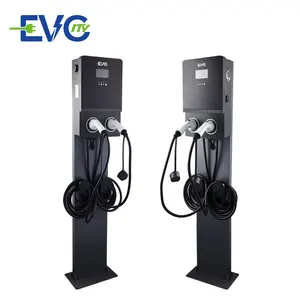 22kw 3 Phase Ac Wall Box For Electric Vehicle Charging St Ccs Adapter Fast Ev Car Charger Wall-mounted Charging Stations