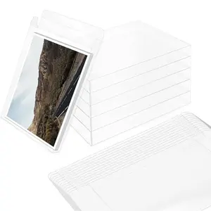 Auf Lager 12 cm × 3 cm × 15 cm transparente PVC-PET-Kunststoffbox für Postkarte Karte Fotorganisation