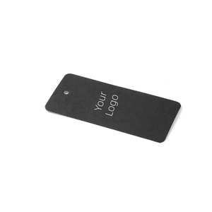 Etiquetas Colgantes Personalizadas Negras de Papel Kraft para Ropa, Etiquetas Impresas Personalizadas, Etiquetas de <span class=keywords><strong>Precio</strong></span> Colgantes, Etiquetas de Joyería para Marcas de Ropa - Product Image 2