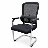 Chaise de bureau ergonomique en maille respirante avec soutien lombaire et assise stable pour un confort optimal