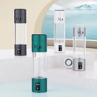 Bouteille d'eau portable à hydrogène par électrolyse PEM, capacité 270 ml, 10000 ppb, prix d'usine, résiste jusqu'à 6 kg pour une vie enrichie en H2