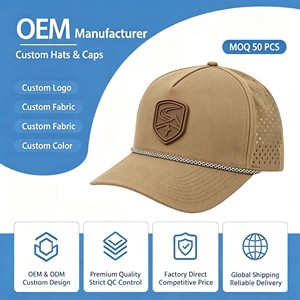 Gorra de Béisbol Personalizada de Secado Rápido para Hombre, Transpirable, Ligera, Deportiva, para Correr, con Letras, Absorbe la Humedad, Protección UV, OEM - Product Image 1