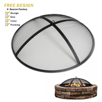 Grille de protection anti-étincelles classique pour foyer extérieur, accessoire de 40 pouces, en acier inoxydable robuste pour foyer de patio