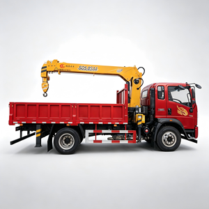 Grúa hidráulica articulada estable montada en camión, 6 toneladas, chasis RHD para el mercado del sudeste de África - Product Image 1