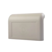 Boîtier de bureau rectangulaire en plastique ABS à coins arrondis, noir, pour équipement de test, boîtier de contrôleur électronique